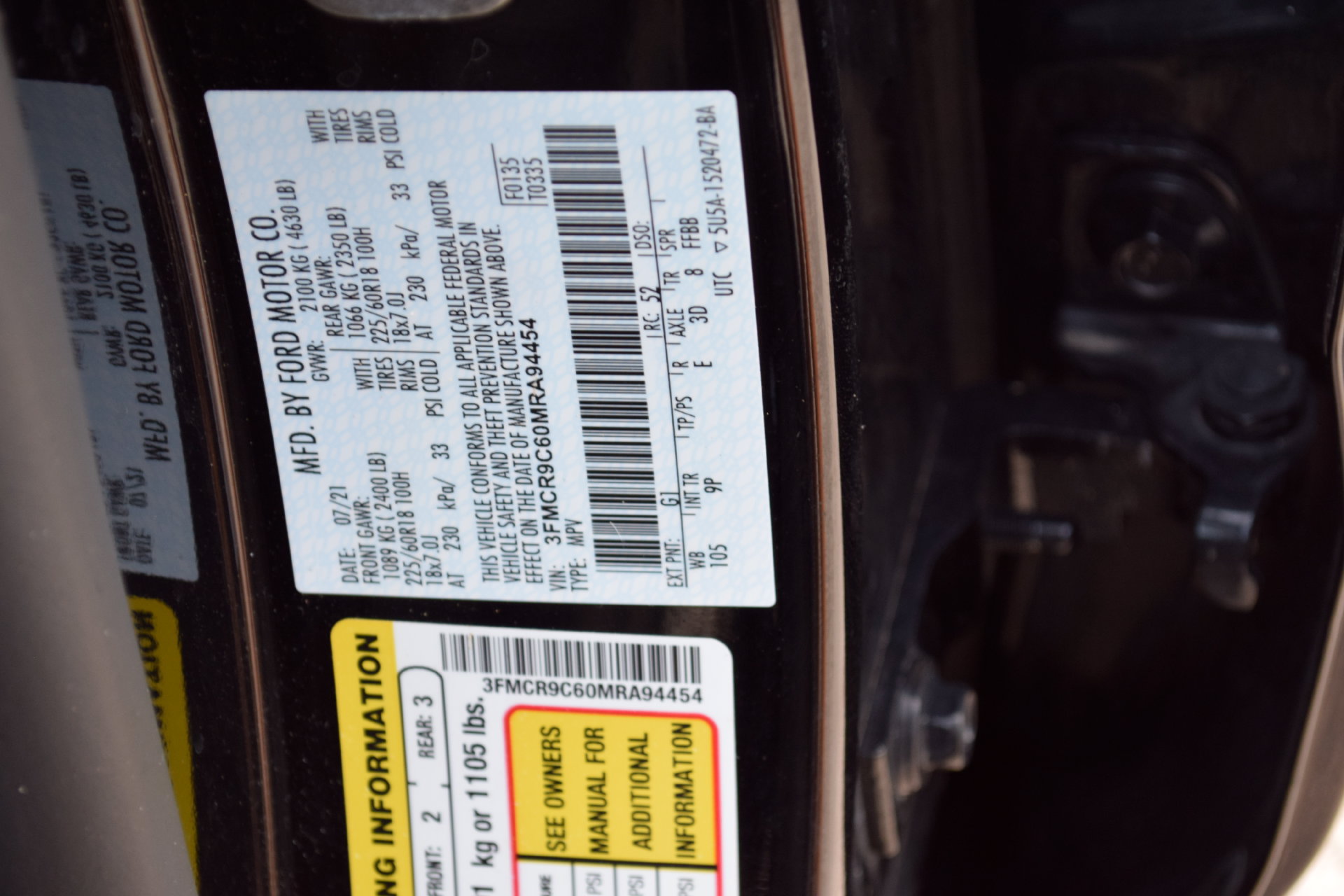 Used 2021 Ford Bronco Sport Outer Banks AWD/4WD image 26