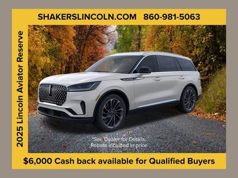 New 2025 Lincoln Aviator Reserve w/ Equipment Group 201A image 1