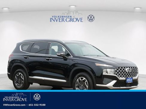 Used 2021 Hyundai Santa Fe Blue w/ Cargo Package AWD/4WD image 1