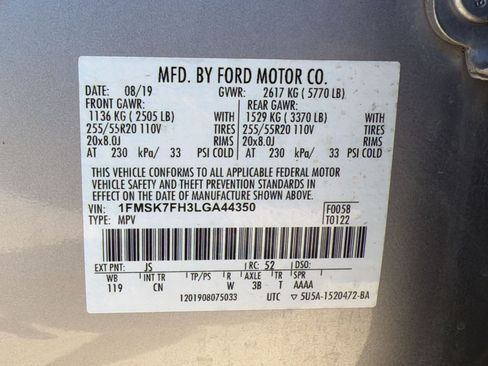 Used 2020 Ford Explorer Limited w/ Class III Trailer Tow Package RWD image 26