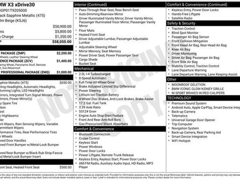 Used 2026 BMW X3 xDrive30 w/ M Sport Package image 37
