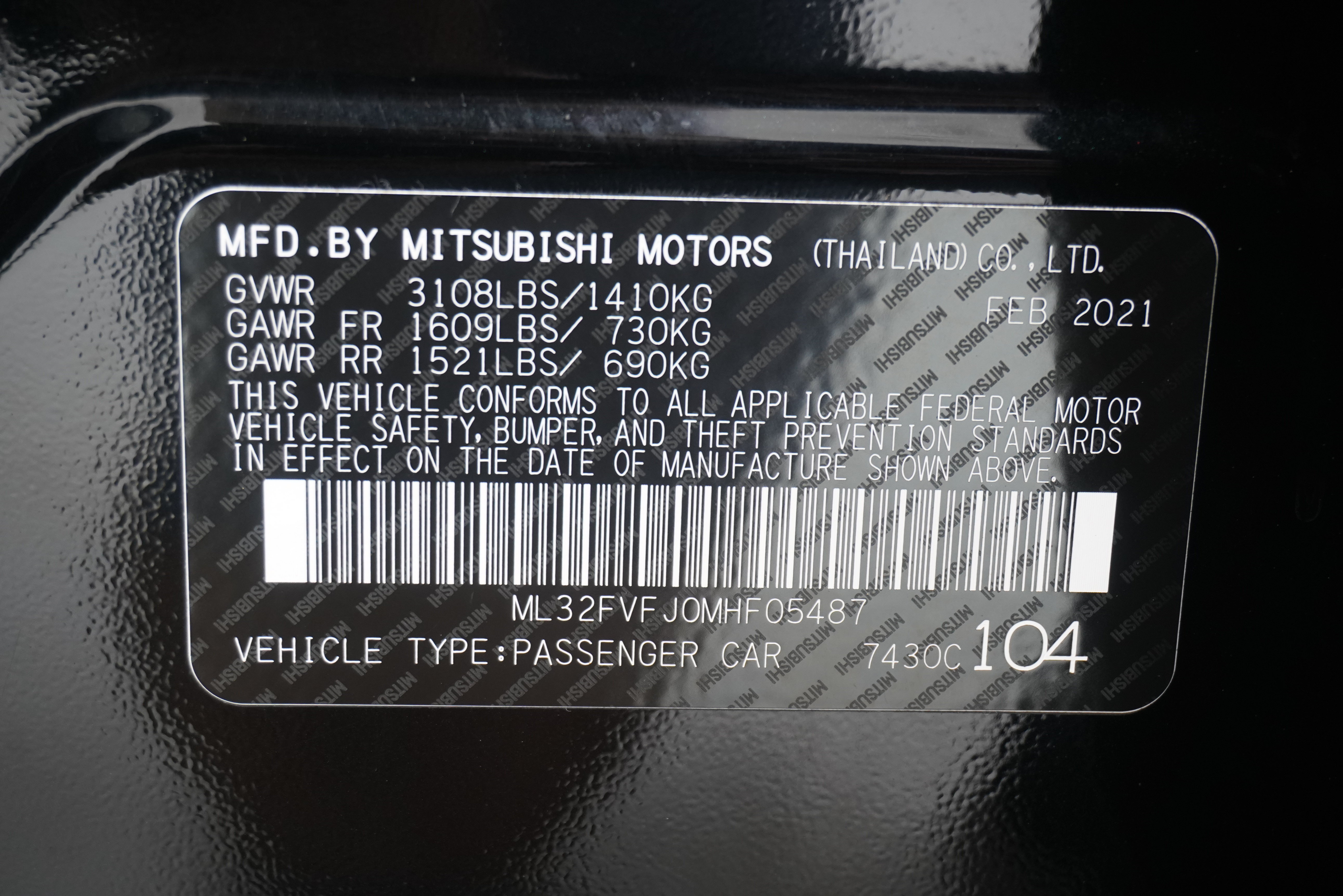 Used 2021 Mitsubishi Mirage G4 SE FWD image 24