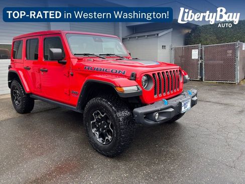 Used 2022 Jeep Wrangler Unlimited Rubicon 4xe w/ Steel Bumper Group AWD/4WD image 9