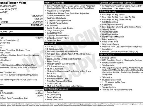 Used 2020 Hyundai Tucson Value AWD/4WD image 15