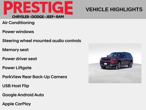 Used 2021 Jeep Grand Cherokee L Limited AWD/4WD image 4