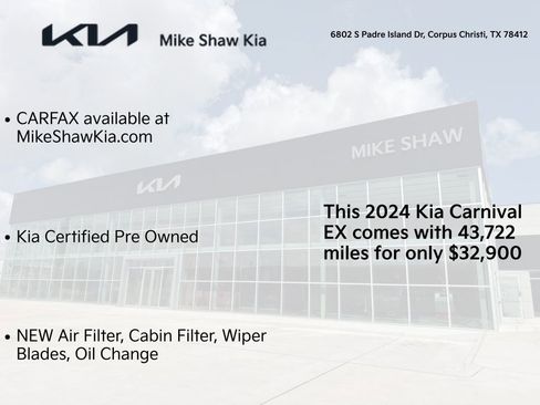 Used 2024 Kia Carnival EX FWD image 3