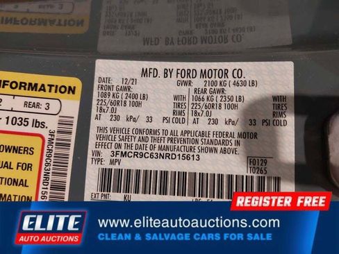 Used 2022 Ford Bronco Sport Outer Banks w/ Tech Package image 18