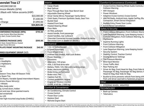 Used 2024 Chevrolet Trax LT w/ Driver Confidence Package image 1