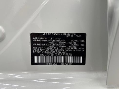 New 2025 Subaru Crosstrek 2.5i Premium image 27