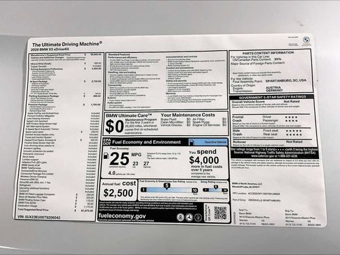 New 2026 BMW X5 xDrive40i w/ M Sport Package image 22