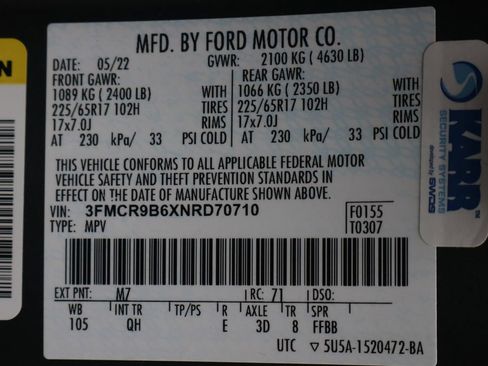 Used 2022 Ford Bronco Sport Big Bend w/ Convenience Package AWD/4WD image 54