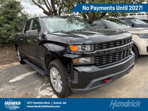 Used 2020 Chevrolet Silverado 1500 Custom w/ Custom Value Package AWD/4WD image 1