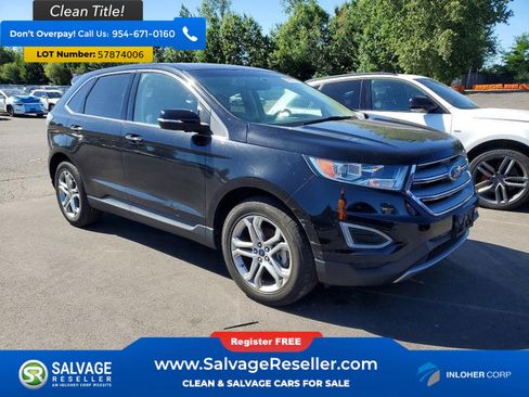 Used 2018 Ford Edge Titanium w/ Technology Package FWD image 5