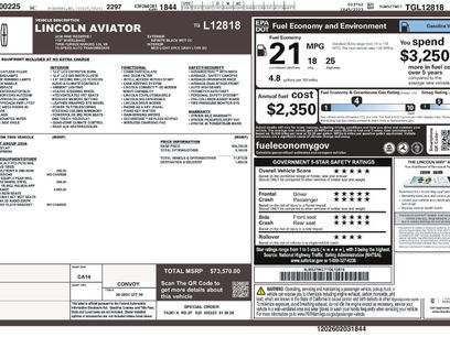 Certified 2026 Lincoln Aviator Reserve w/ Luxury Package