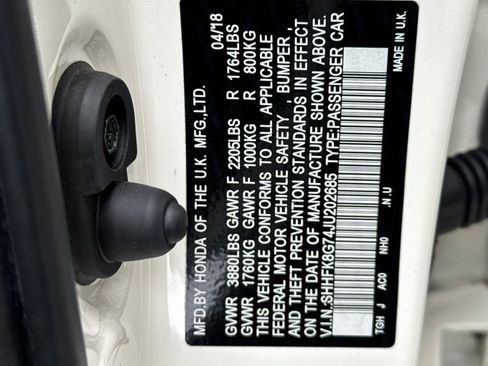 Certified 2018 Honda Civic Type R image 36