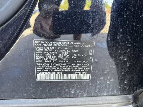 Used 2022 Volkswagen Atlas SE image 34