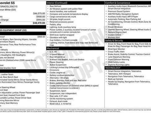 Used 2016 Chevrolet SS Base image 3