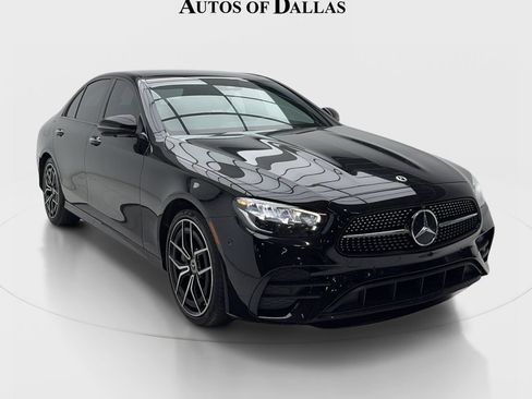 Used 2022 Mercedes-Benz E 350 Sedan w/ AMG Line Exterior image 2