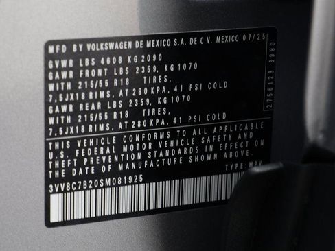 New 2025 Volkswagen Taos S image 23