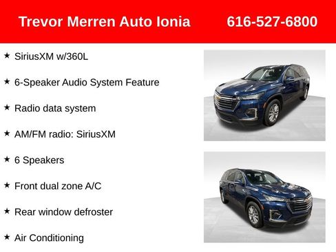 Used 2022 Chevrolet Traverse LT image 25
