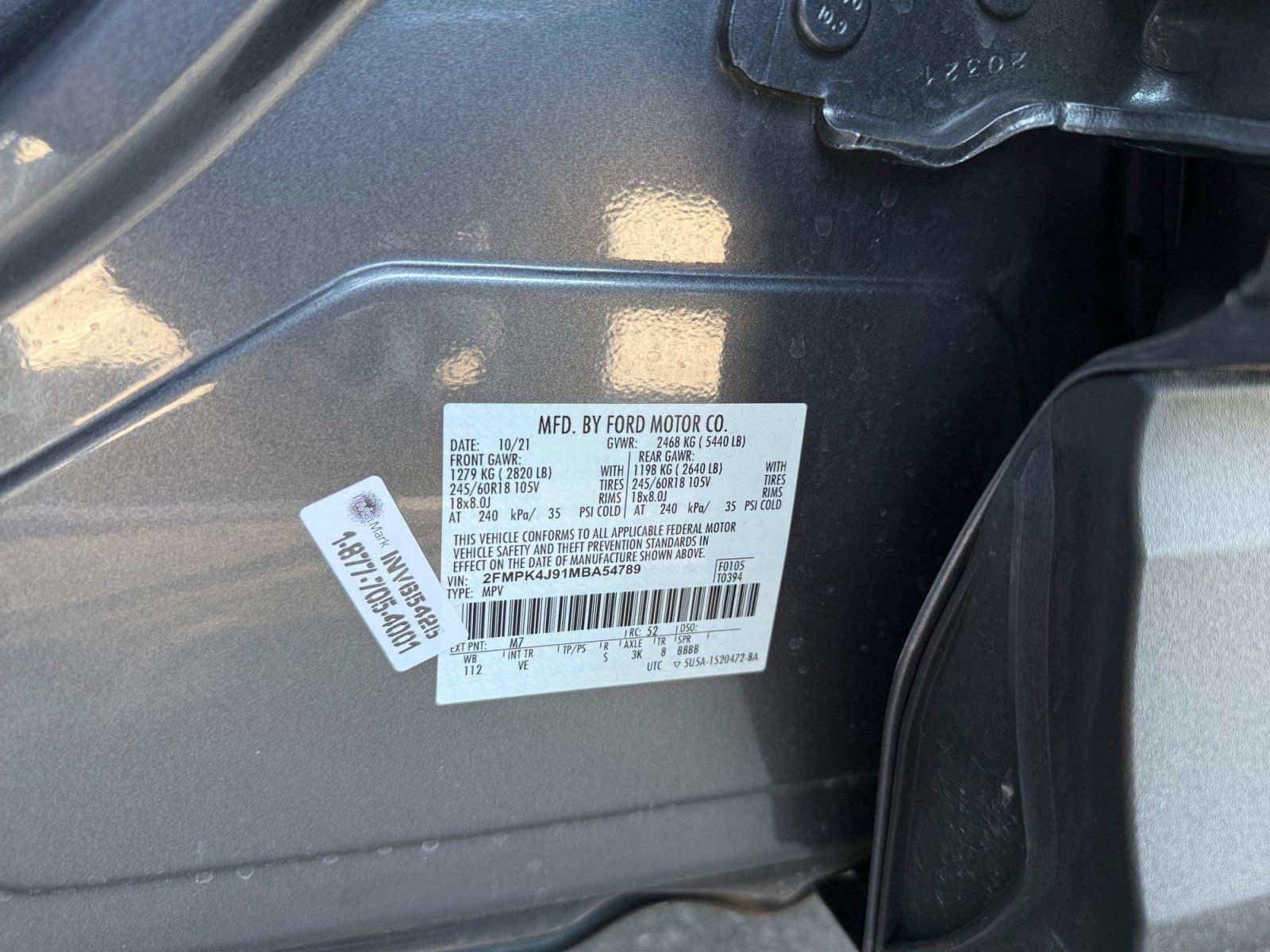 Used 2021 Ford Edge SEL w/ Cargo Accessory Package AWD/4WD image 25