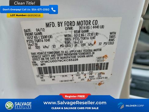 Used 2012 Ford Escape XLT FWD image 17