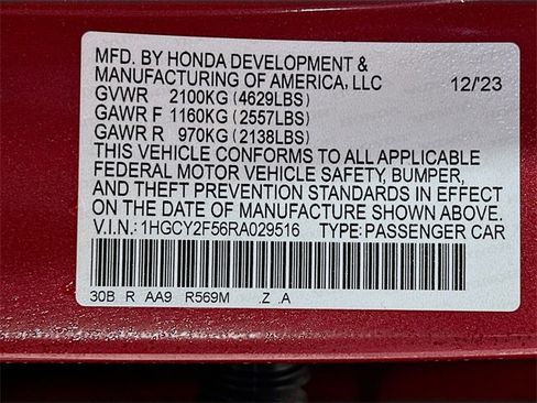 Certified 2024 Honda Accord Sport image 30