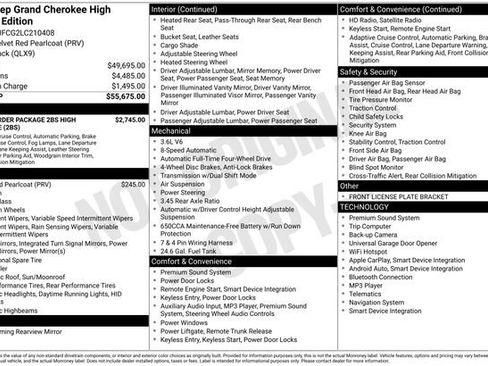 Used 2020 Jeep Grand Cherokee High Altitude image 34