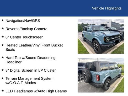 Used 2023 Ford Bronco Outer Banks AWD/4WD image 12
