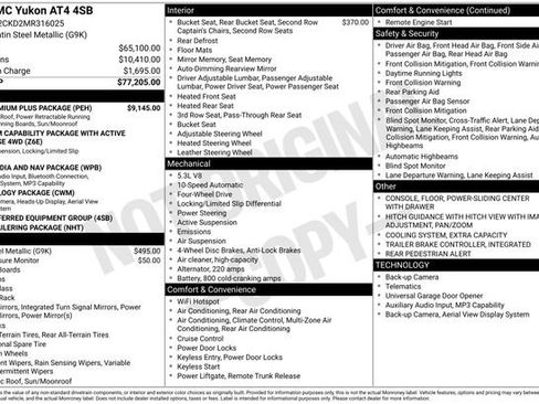 Used 2021 GMC Yukon AT4 w/ AT4 Premium Plus Package AWD/4WD image 40