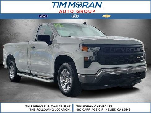 Certified 2025 Chevrolet Silverado 1500 W/T RWD image 1