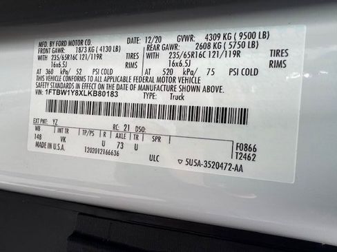 Used 2020 Ford Transit 350 Low Roof RWD image 19