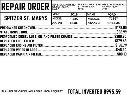 Used 2019 Ford F250 XLT w/ XLT Premium Package image 2