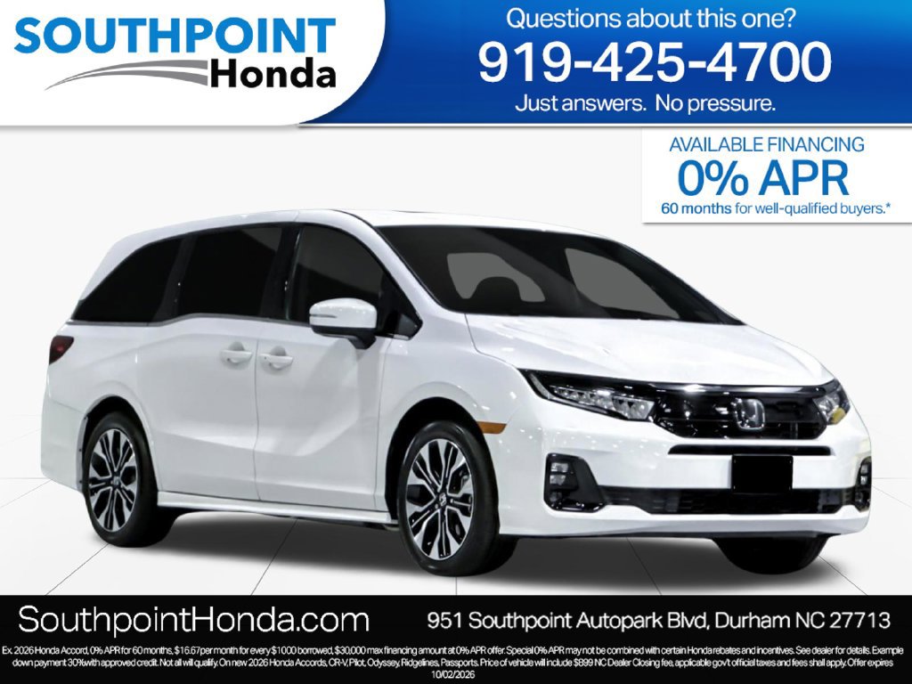 New 2027 Honda Odyssey Elite image 1