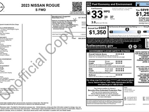 Used 2023 Nissan Rogue S image 4