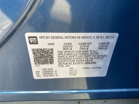 New 2026 Chevrolet Equinox RS w/ Convenience Package III FWD image 31