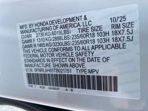 Used 2026 Honda Odyssey EX-L image 39