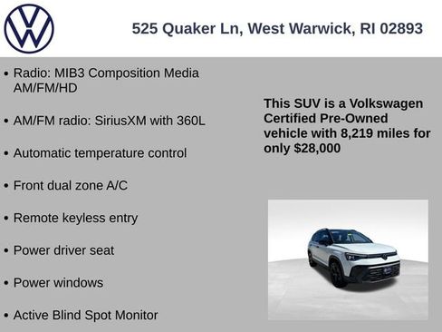 Certified 2025 Volkswagen Taos SE AWD/4WD image 7