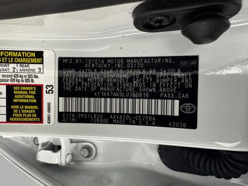 Used 2020 Toyota Camry XSE image 52