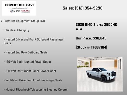 New 2026 GMC Sierra 2500 AT4 w/ AT4 Premium Plus Package AWD/4WD image 20