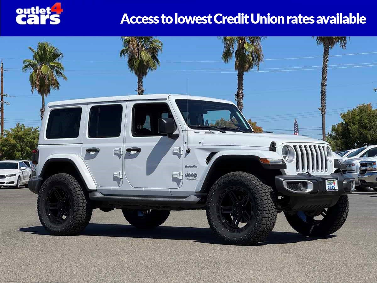 Used 2018 Jeep Wrangler Unlimited Sahara w/ LED Lighting Group AWD/4WD image 1