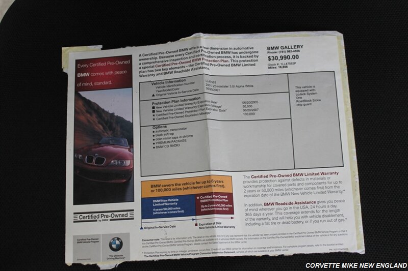 Used 2001 BMW Z3 3.0i RWD image 35