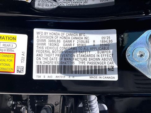 Used 2025 Honda Civic Si image 33
