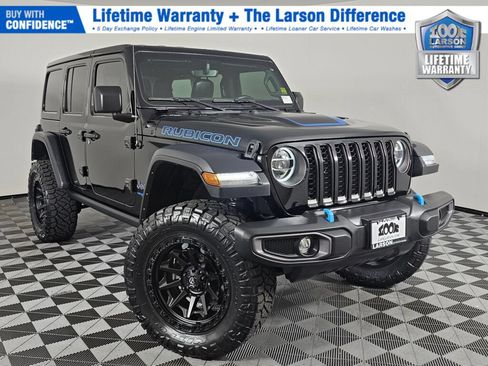 Used 2022 Jeep Wrangler Unlimited Rubicon 4xe w/ Cold Weather Group AWD/4WD image 1