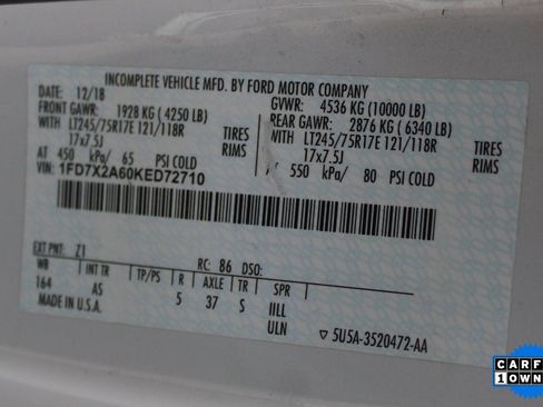 Used 2019 Ford F250 XL w/ XL Value Package image 50