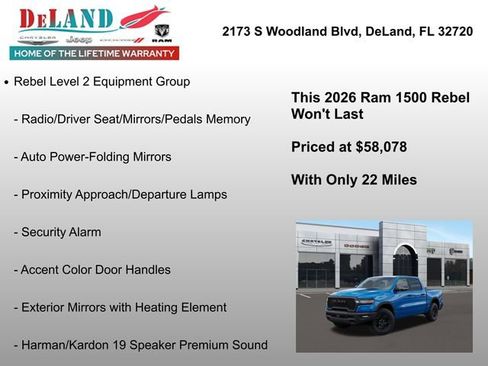 New 2026 RAM 1500 Rebel w/ G/T Package image 24