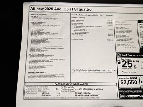 New 2025 Audi Q5 Premium image 39