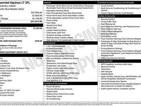 Used 2020 Chevrolet Equinox LT w/ Driver Convenience Package FWD image 11