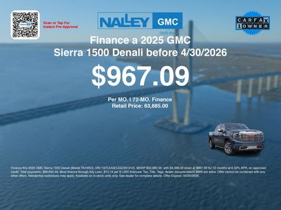 Used 2025 GMC Sierra 1500 Denali w/ Denali Reserve Package