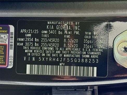 Certified 2025 Kia Sorento EX FWD image 33